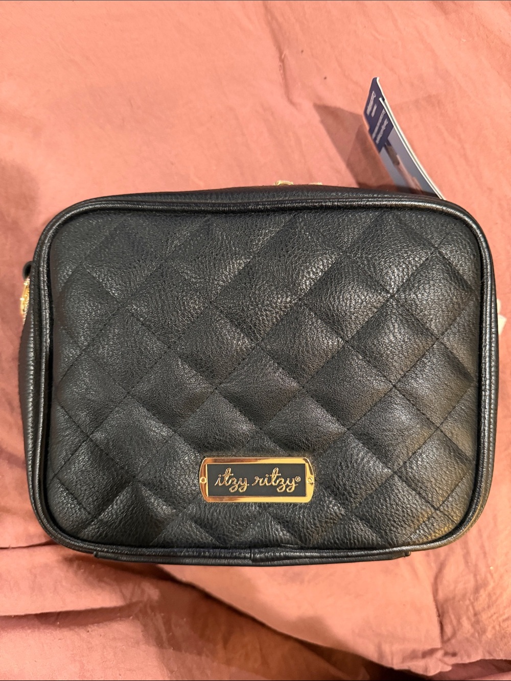 Itzy Ritzy Double Take Crossbody Diaper Bag - BLACK - BNWT - Picture 5 of 15